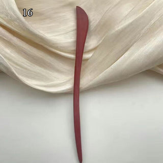 Traditional Wooden Black Hair Sticks Chinese Style Hairpins Carved Wood Hair Fork Vintage Chop Stick Headwear For Women Jewelry Alodia Store