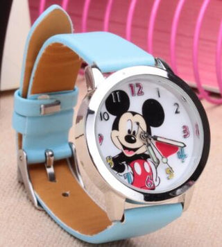 8 Candy Colors Fashion Colorful Watch Girls Children Cartoon Clock Mickey Cute Watches Lovely Relogio Kids Watches Men Reloj Alodia Store