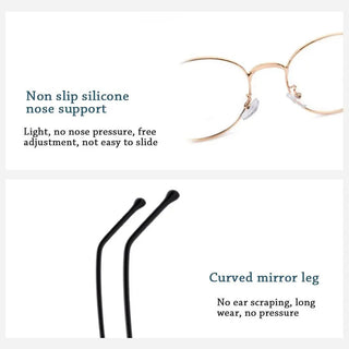 Women Durable Eye Protection Portable Ultra Light Frame Oversized Eyeglasses Computer Goggles Anti-Blue Light Glasses Alodia Store