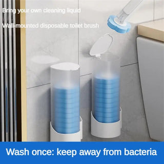 Disposable Toilet Brush Cleaner With Long Handle Bathroom - Alodia Store