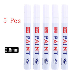 White Marker Pens grafting set 2.0mm Oily Waterproof White Gel Pen DIY ALODIA STORE