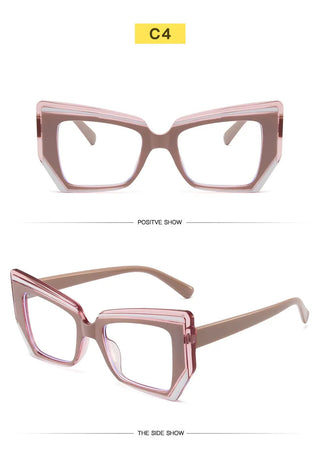 Cat Eye Glasses Blue Light Blocking Women Designers Eyeglasses Optical Spectacle Computer Eye Protection Glass Fashion Eyewear Alodia Store