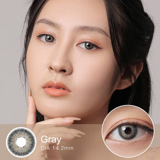 [Buy 1 Get 1 Gift] DNA Color Contact Lenses for Eyes Cosmetic Lenses Colored Pupils for Eyes Brown Color Contact Lens Eyes Alodia Store