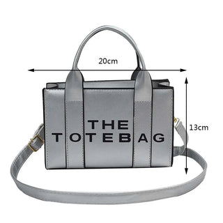 Women Tote Bag Contrast Letters Fashion Ladies Alodia Store