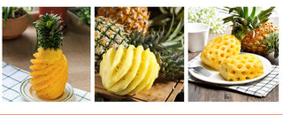 1 Piece Stainless Steel Kitchen Tools Pineapple Knife Vegetable & Fruit Peeler Coconut Mango Banana Wooden Handle Cutter Alodia Store