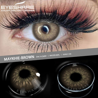 EYESHARE Eye Contacts 1pair YUCCA Series Gray Color Lenses Colored Contact Lens Beauty Eyes Cosmetic Eyecontact Contactlen Alodia Store