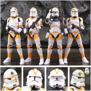 Star Wars 104th 212th 442nd 332nd 501st 6" Action Figure ARC ARF Trooper Shock Asohka Commander Phase 2 Episode II Clone Toys Alodia Store