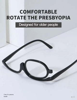 Women Magnifying Glasses Makeup Reading Glass Folding Eye Make Up Reading Glass PC Frame +1.0~+4.0 Resin Lens gafas de sol Alodia Store