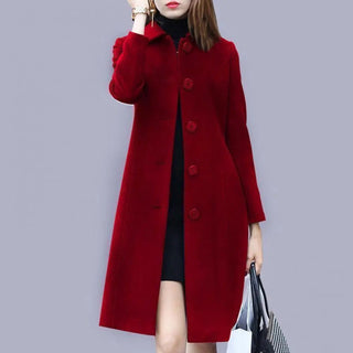 S-4XL Autumn Women Coat Mid-Length Alodia Store