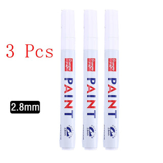 White Marker Pens grafting set 2.0mm Oily Waterproof White Gel Pen DIY ALODIA STORE