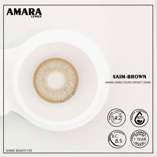 AMARA 1 Pair Color Contact Lenses for Eyes Natural Brown Lenses Beauty Fashion Monet lense Blue Lenses Green Eye Contact Alodia Store
