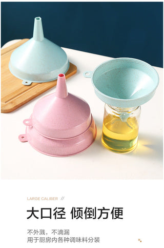 1pc Plastic Funnel Kitchen Oil and Wine Liquid Dispenser Funnel Large Caliber Can Be Hung Funnel Kitchen Tools Funnel Alodia Store
