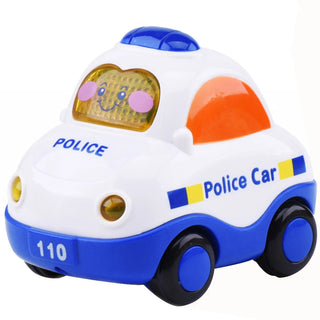Cartoon Car Toy Plastic Pull Back Cars Model Mobile Vehicle Fire Truck Taxi Boys Girls Toys Educational for Alodia Store