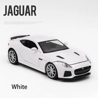 Jaguar F-type Sports Car Model Toy Simulation Sound Light Pull Back Alloy Die Cast Toys Vehicle For Boys Girls Alodia Store