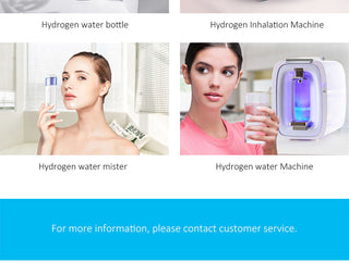 Bluevida 99.99% High Purity Hydrogen Inhalation Machine Low Noise Make Hydrogen Water H2 Inhalation Generator SPE/PEM 150ml/m alodia store