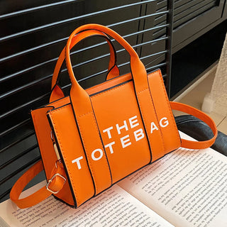 Women Tote Bag Contrast Letters Fashion Ladies Alodia Store