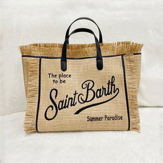 Saint Barth Brand Women's Bag 2024 Trend Tassel Street Tote Bag Alodia Store
