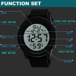 Luminous LED Digital Kids Watches waterproof Alodia Store