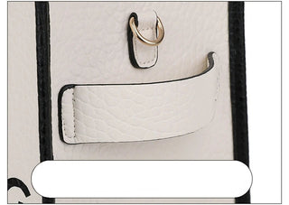 Women's Tote Bag 2024 New Leather Letters Shoulder Alodia Store