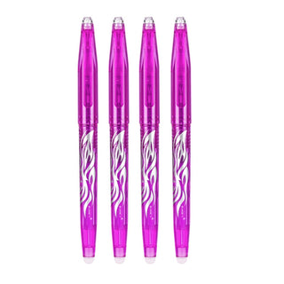4 Pcs/Set Multi-color Erasable Gel Pen 0.5mm Kawaii Pens Student alodia store