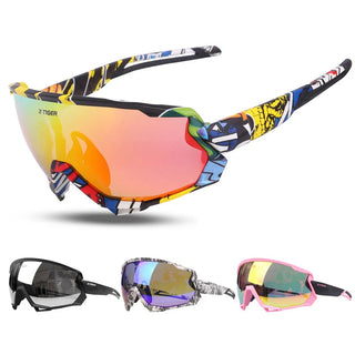 X-TIGER Polarized UV400 Men Women Bicycle Goggles Glasses 5/3 Lens MTB Sports ALODIA STORE