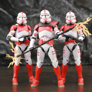Star Wars 104th 212th 442nd 332nd 501st 6" Action Figure ARC ARF Trooper Shock Asohka Commander Phase 2 Episode II Clone Toys Alodia Store