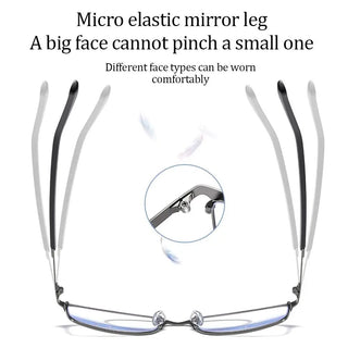 Anti-Blue Light Business Reading Glasses Eye Protection Ultra Light Frame Office Myopia Eyeglasses For Men Women Vision Care Alodia Store