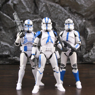 Star Wars 104th 212th 442nd 332nd 501st 6" Action Figure ARC ARF Trooper Shock Asohka Commander Phase 2 Episode II Clone Toys Alodia Store