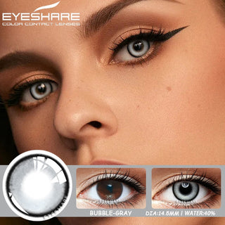 EYESHARE Color Contact Lenses for Eyes 2pcs Natural Brown Contact Lenses Gray Blue Lenses Yearly Beautiful Pupil Contact Lenses Alodia Store
