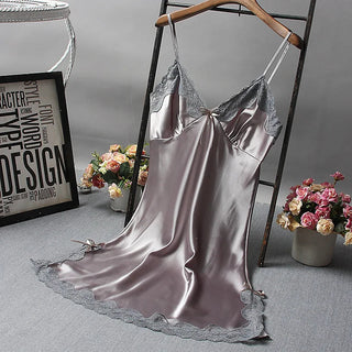 Sexy Lace Patchwork Camisola Lingerie Nighty Alodia Store