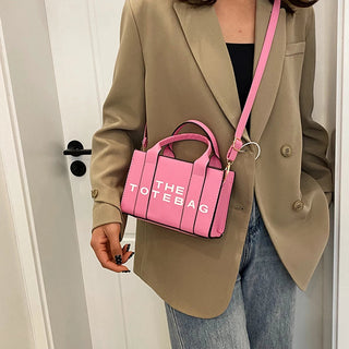 Women Tote Bag Contrast Letters Fashion Ladies Alodia Store