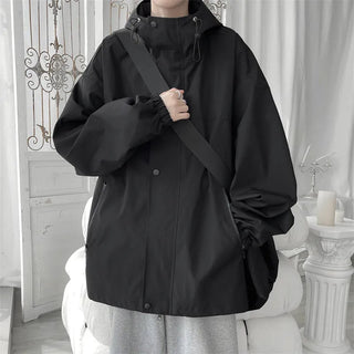 Hooded Jacket for Men Bomber Jacket ALODIA STORE