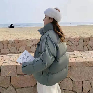 2023 women's parka coat fashion basic cotton down jacket winter Alodia Store