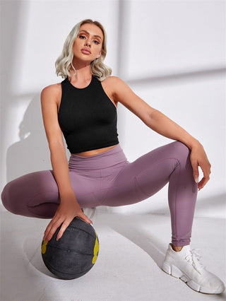 Ribbed Tank Top Women 2023 Summer Casual Fitness alodia store