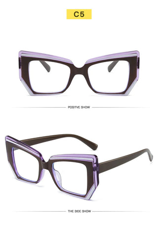 Cat Eye Glasses Blue Light Blocking Women Designers Eyeglasses Optical Spectacle Computer Eye Protection Glass Fashion Eyewear Alodia Store