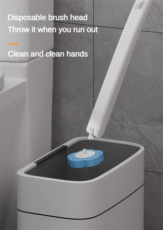 Disposable Toilet Brush Cleaner With Long Handle Bathroom - Alodia Store