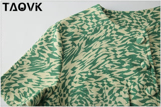 Camouflage Suede Skirt Suits Sexy Skinny CropTops+ Bodycon Outfits 2-Piece Set alodia store