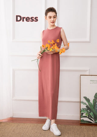 2023 clothes cardigan and near Ankle Length long dress nature fiber alodia store