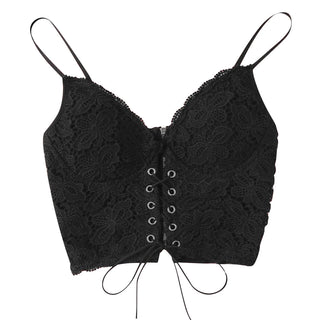 Strap Vest Zip Back Camisole Push Up Bralet Alodia Store