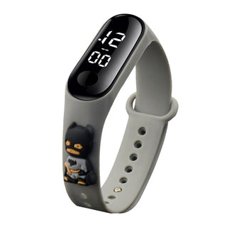 Disney Mickey Mouse Children Watches For Girls Electronic Bracelet Sports LED Spiderman iron Man Doll Kids Watch Waterproof Alodia Store