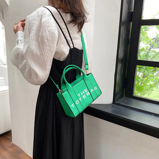 Women Tote Bag Contrast Letters Fashion Ladies Alodia Store
