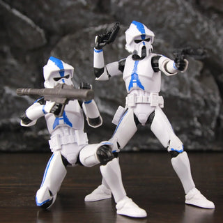 Star Wars 104th 212th 442nd 332nd 501st 6" Action Figure ARC ARF Trooper Shock Asohka Commander Phase 2 Episode II Clone Toys Alodia Store
