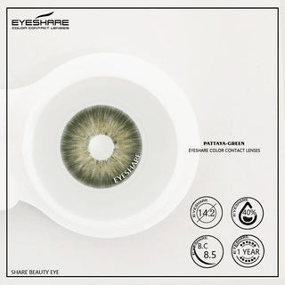 EYESHARE Color Contact Lenses for Eyes 2pcs Natural Brown Contact Lenses Gray Blue Lenses Yearly Beautiful Pupil Contact Lenses Alodia Store