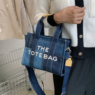 2023 Luxury Brands Denim Patchwork tote bag Alodia Store