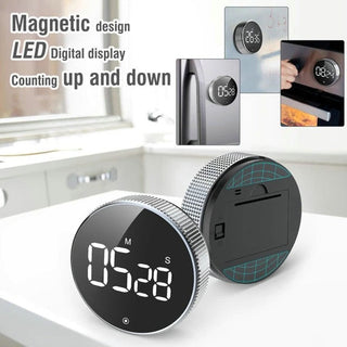 Chronometer Magnetic Kitchen Timer Smart Gadgets Alarm Clock Cooking Timer Digital Timer Countup  Lcd Timer Alarm Reminder Alodia Store