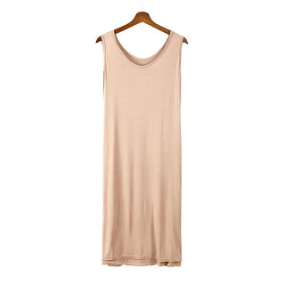 3XL-6XL  Modal Bamboo Fiber Thin Nightdress 2023 Sleeveless Nightgown Alodia Store