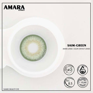 AMARA 1 Pair Color Contact Lenses for Eyes Natural Brown Lenses Beauty Fashion Monet lense Blue Lenses Green Eye Contact Alodia Store