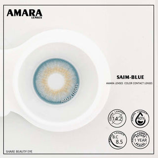 AMARA 1 Pair Color Contact Lenses for Eyes Natural Brown Lenses Beauty Fashion Monet lense Blue Lenses Green Eye Contact Alodia Store