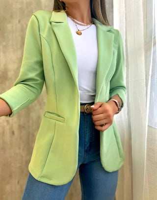 Buckle Blazer Vintage Coat Alodia Store