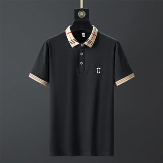 100% Cotton Breathable Brand Polo Shirts Men's Clothing Summer Tops Short Sleeve Casual Cotton Luxury Quality Fashion Clothes alodia store